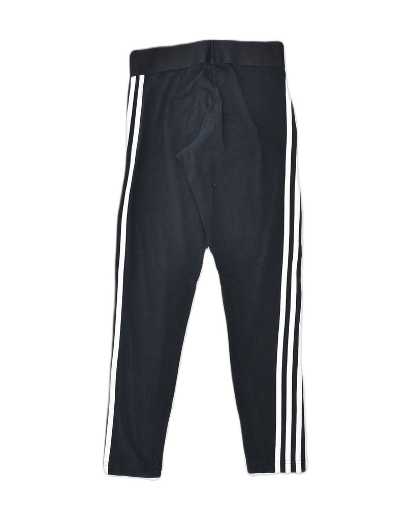 ADIDAS Womens Tracksuit Trousers UK 4 XS Black Cotton | Vintage | Thrift | Second-Hand | Used Clothing | Messina Hembry 