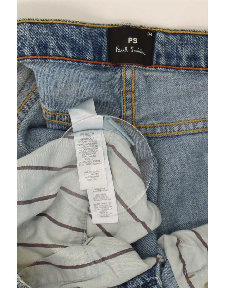 Paul Smith Womens Skinny Jeans W34 L28 Blue Cotton