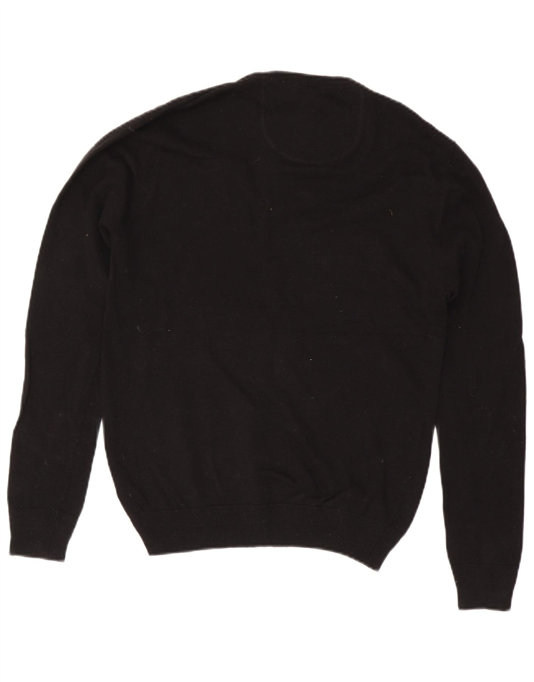 Jack Wills Mens Slim Fit Crew Neck Jumper Sweater Medium Black Cotton