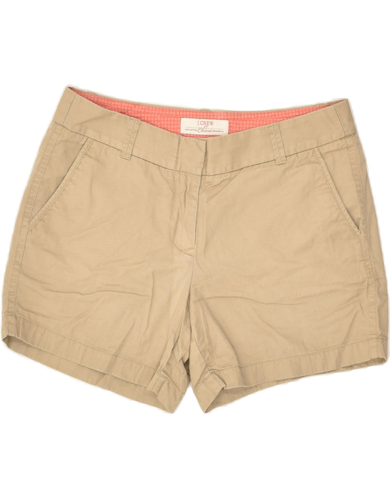 J. CREW Womens Broken In Chino Shorts US 6 Medium W30  Beige Cotton | Vintage J. Crew | Thrift | Second-Hand J. Crew | Used Clothing | Messina Hembry 