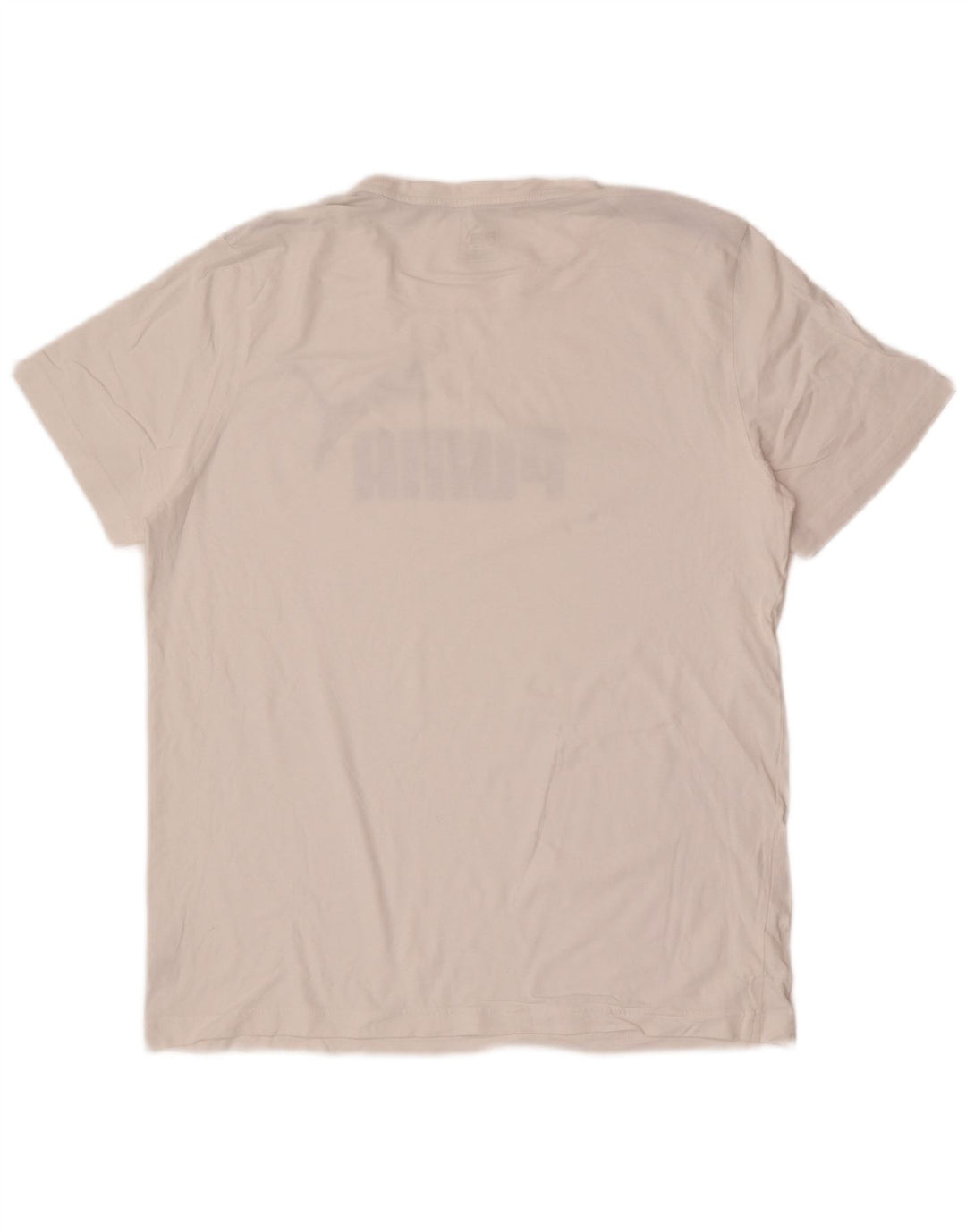 Puma Mens Graphic T-Shirt Top XL White
