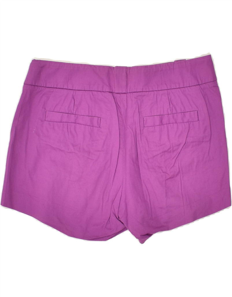 J. CREW Womens Chino Shorts US 6 Medium W30  Purple Cotton | Vintage J. Crew | Thrift | Second-Hand J. Crew | Used Clothing | Messina Hembry 