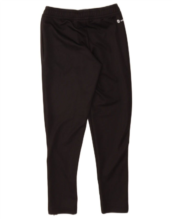 ADIDAS Boys Aeroready Tracksuit Trousers 7-8 Years  Black
