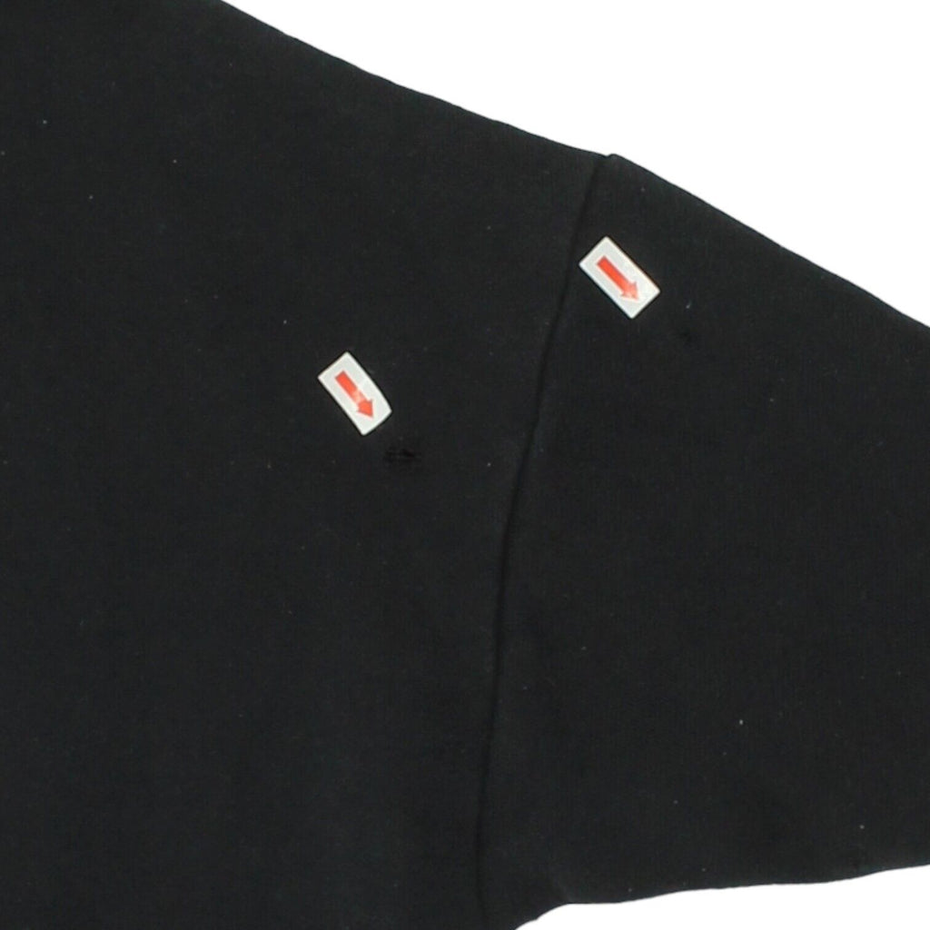 New Balance Big Logo Womens Black Sweatshirt | Sportswear Activewear Jumper | Vintage Messina Hembry | Thrift | Second-Hand Messina Hembry | Used Clothing | Messina Hembry 