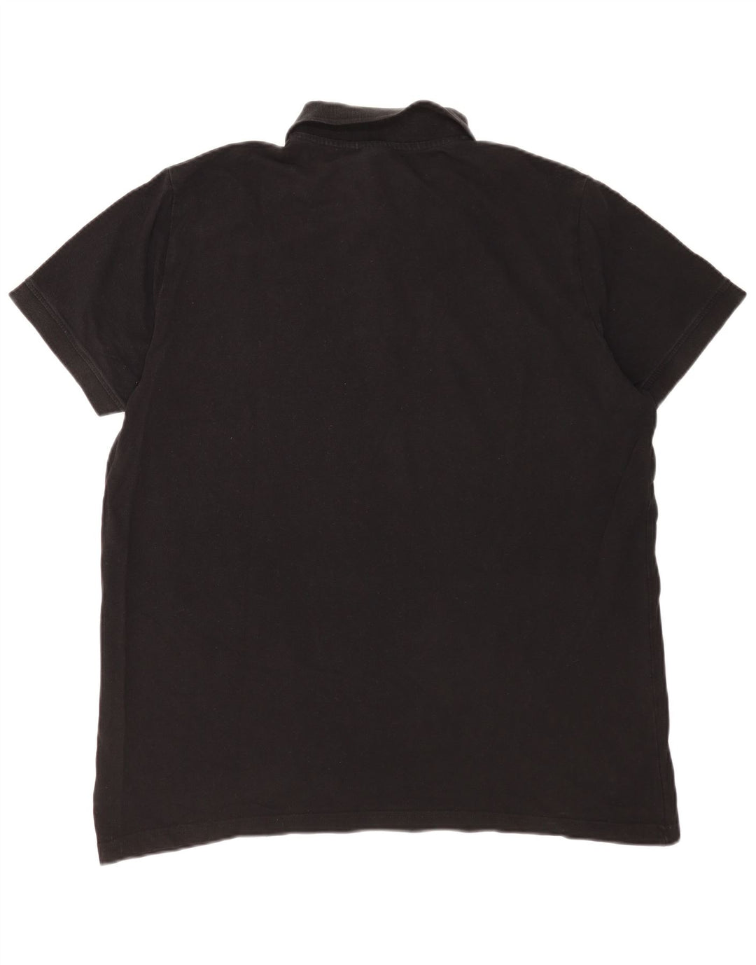 Kappa Mens Polo Shirt 2XL Black Cotton