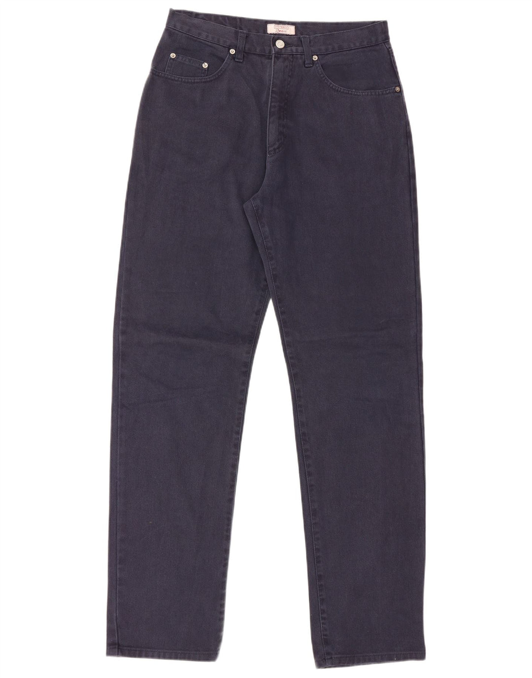Stefanel Mens Straight Jeans IT 48 Medium W34 L34 Navy Blue Cotton