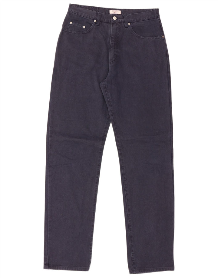 Stefanel Mens Straight Jeans IT 48 Medium W34 L34 Navy Blue Cotton