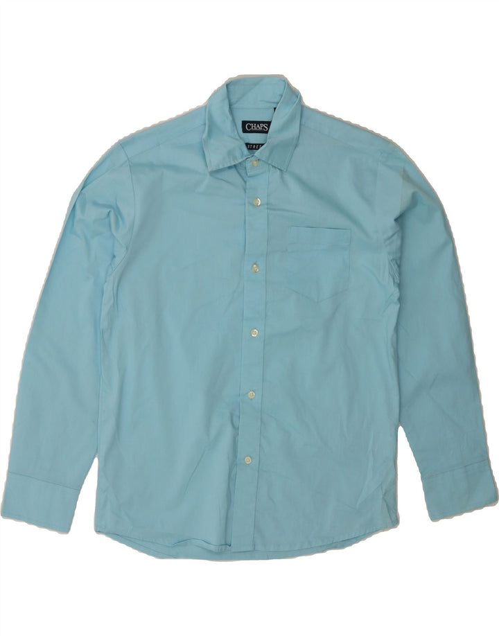 CHAPS Boys Shirt 11-12 Years Blue Cotton Vintage Chaps and Second-Hand Chaps from Messina Hembry 
