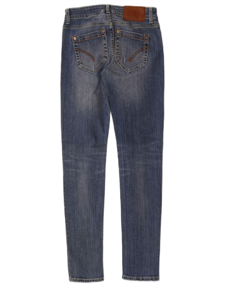 Dondup Womens Skinny Jeans W28 L29 Blue Cotton