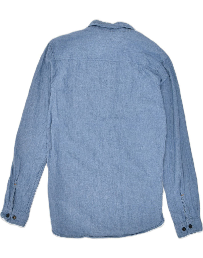 JACK & JONES Mens Shirt Small Blue Cotton | Vintage | Thrift | Second-Hand | Used Clothing | Messina Hembry 