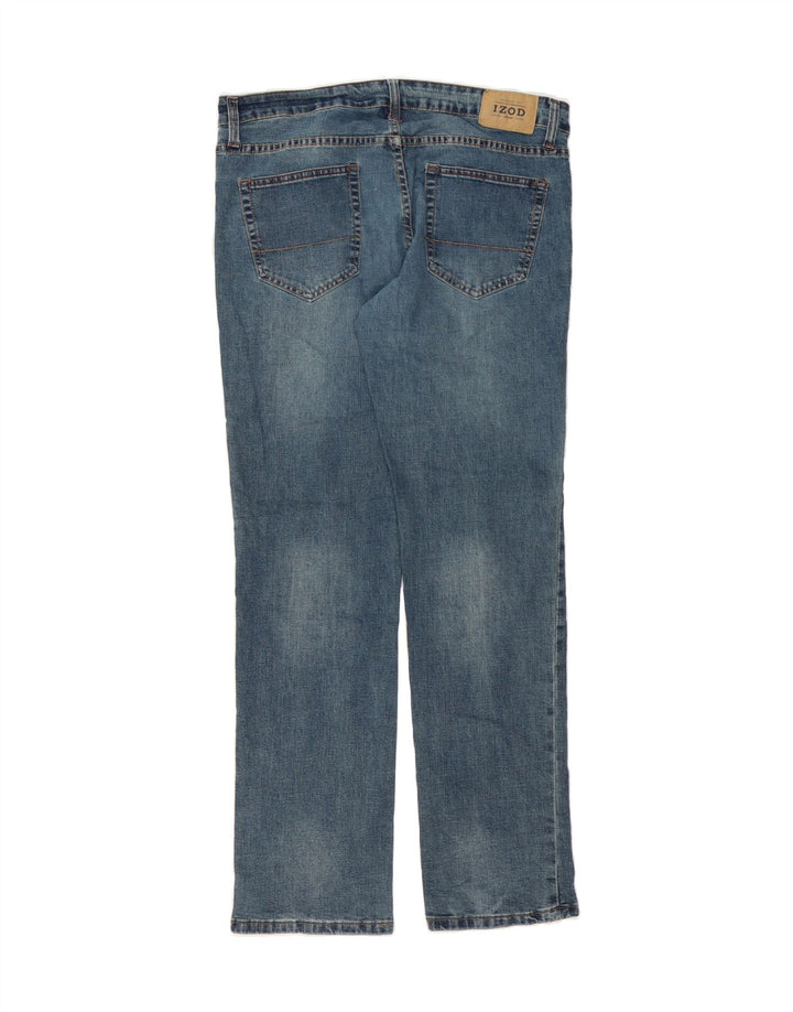IZOD Mens Straight Jeans W34 L34 Blue Cotton Vintage Izod and Second-Hand Izod from Messina Hembry 