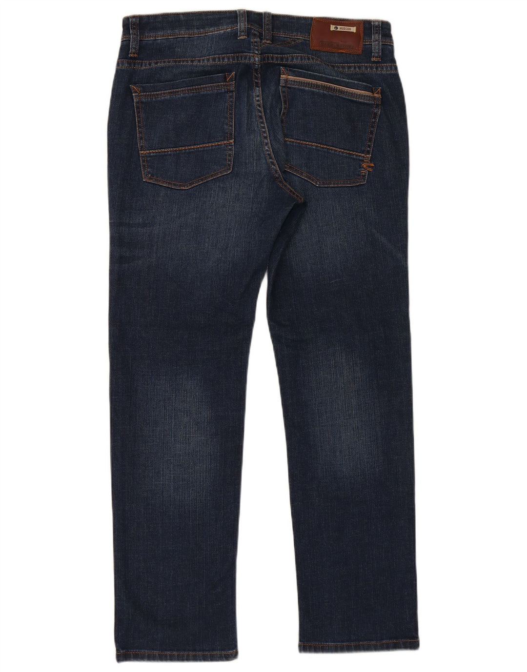 Camel Active Mens Hudson Straight Jeans W34 L30 Navy Blue Cotton