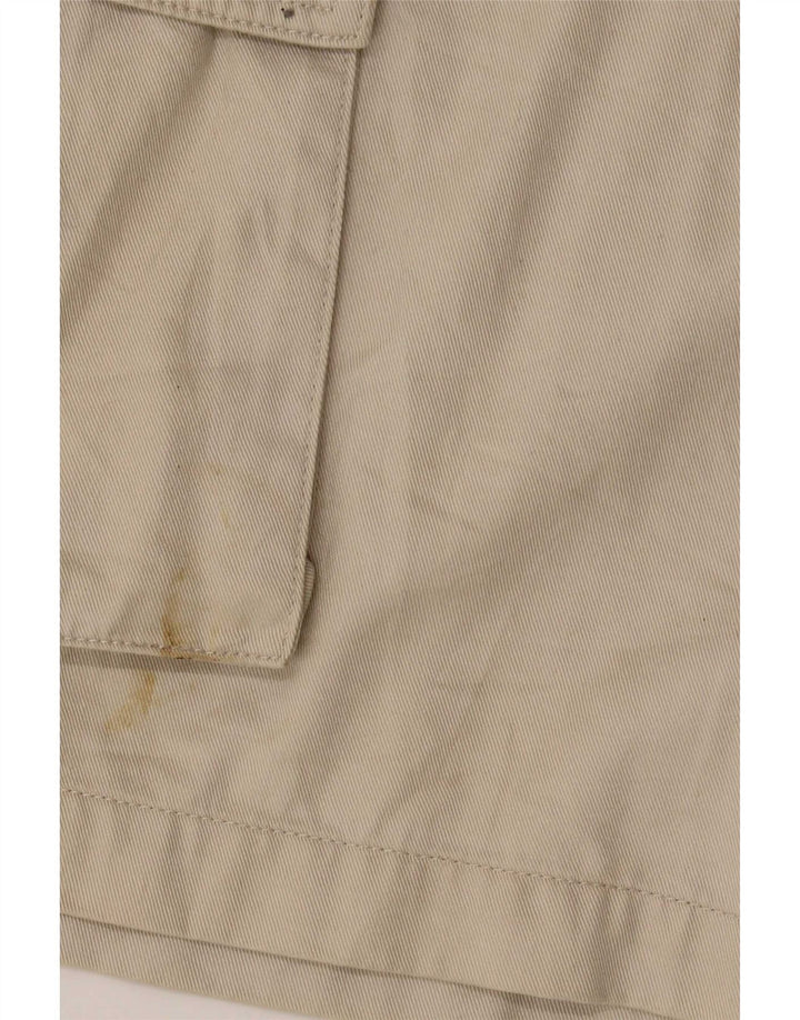 Vintage Mens Cargo Shorts Large W30  Beige