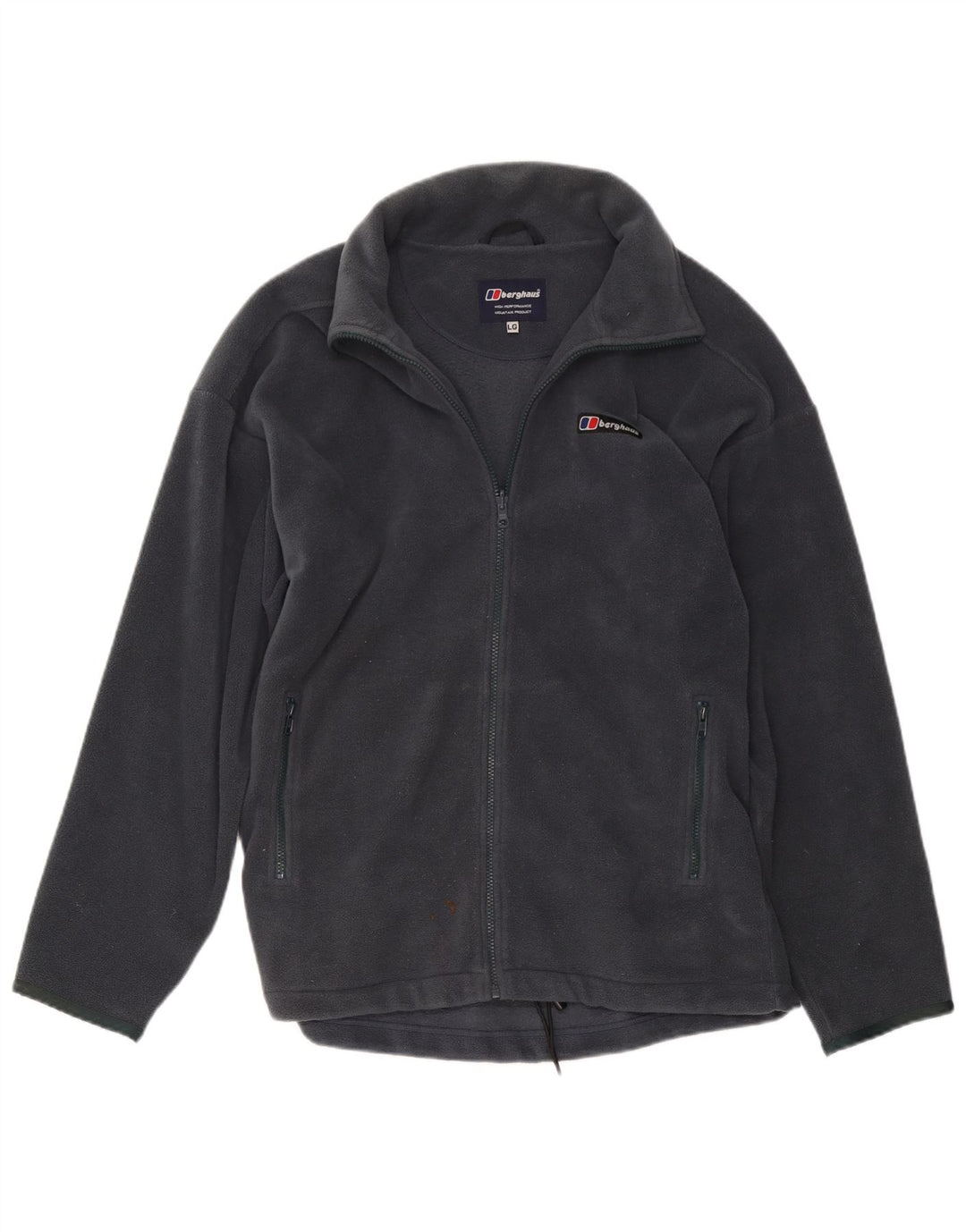 Berghaus Mens Fleece Jacket UK 40 Large Navy Blue Polyester