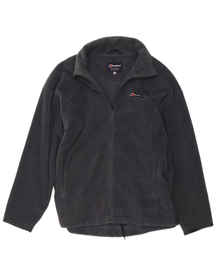 Berghaus Mens Fleece Jacket UK 40 Large Navy Blue Polyester