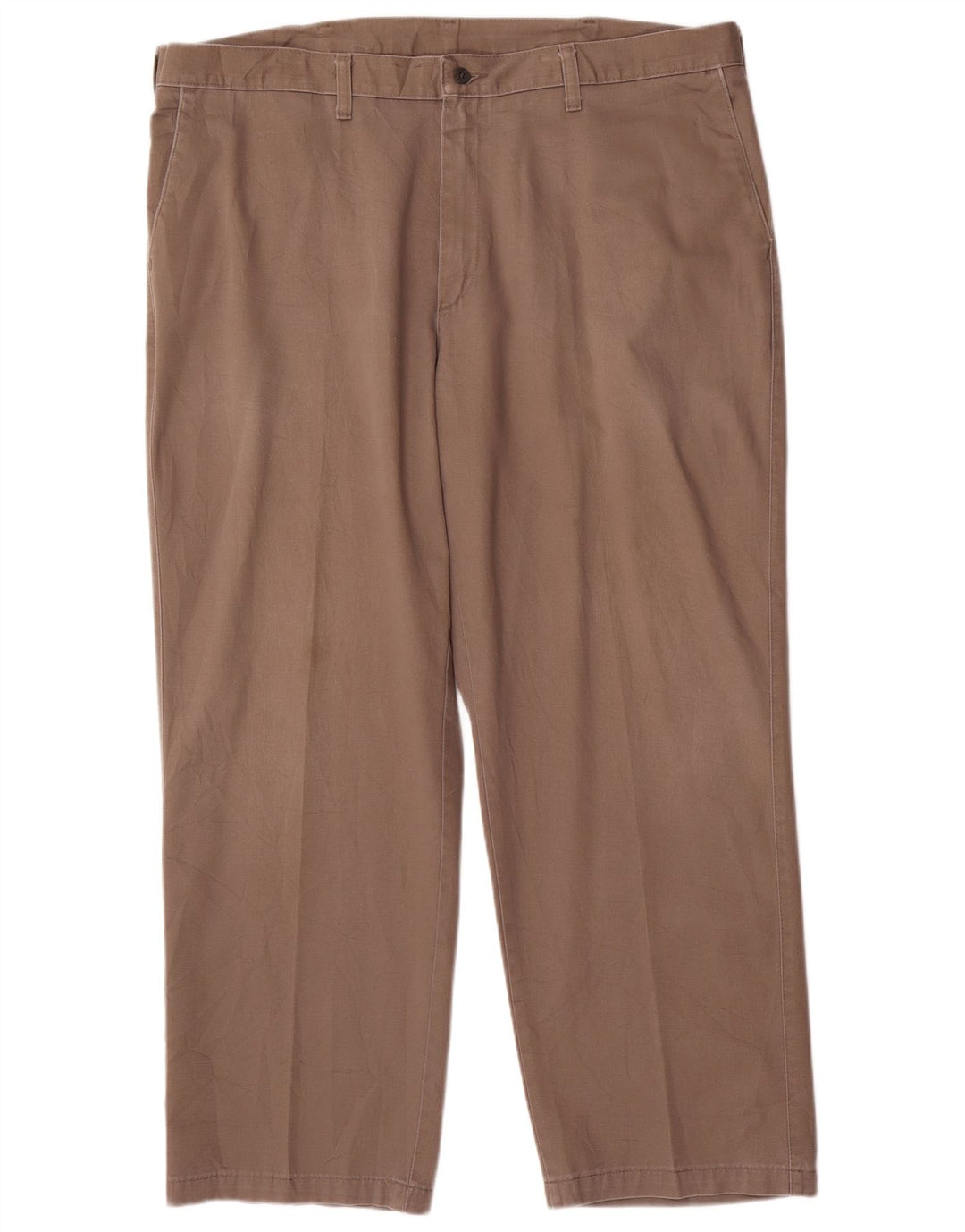 LEE Mens Straight Chino Trousers W40 L29 Brown Cotton