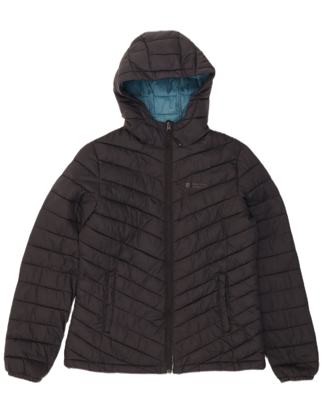 Mountain Warehouse Womens Short Sleeve Padded Jacket UK 10 Small Black