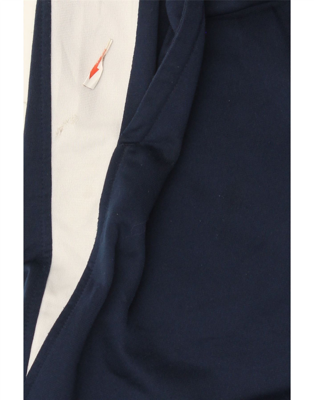 Asics Womens Tracksuit Trousers UK 12 Medium Navy Blue Colourblock