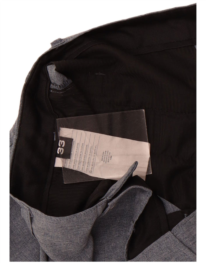 Volcom Mens Cargo Shorts W33 Medium Navy Blue Polyester