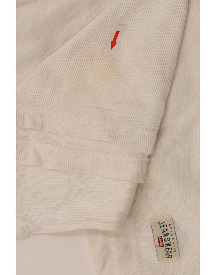 Levi's Mens Top Long Sleeve Large White
