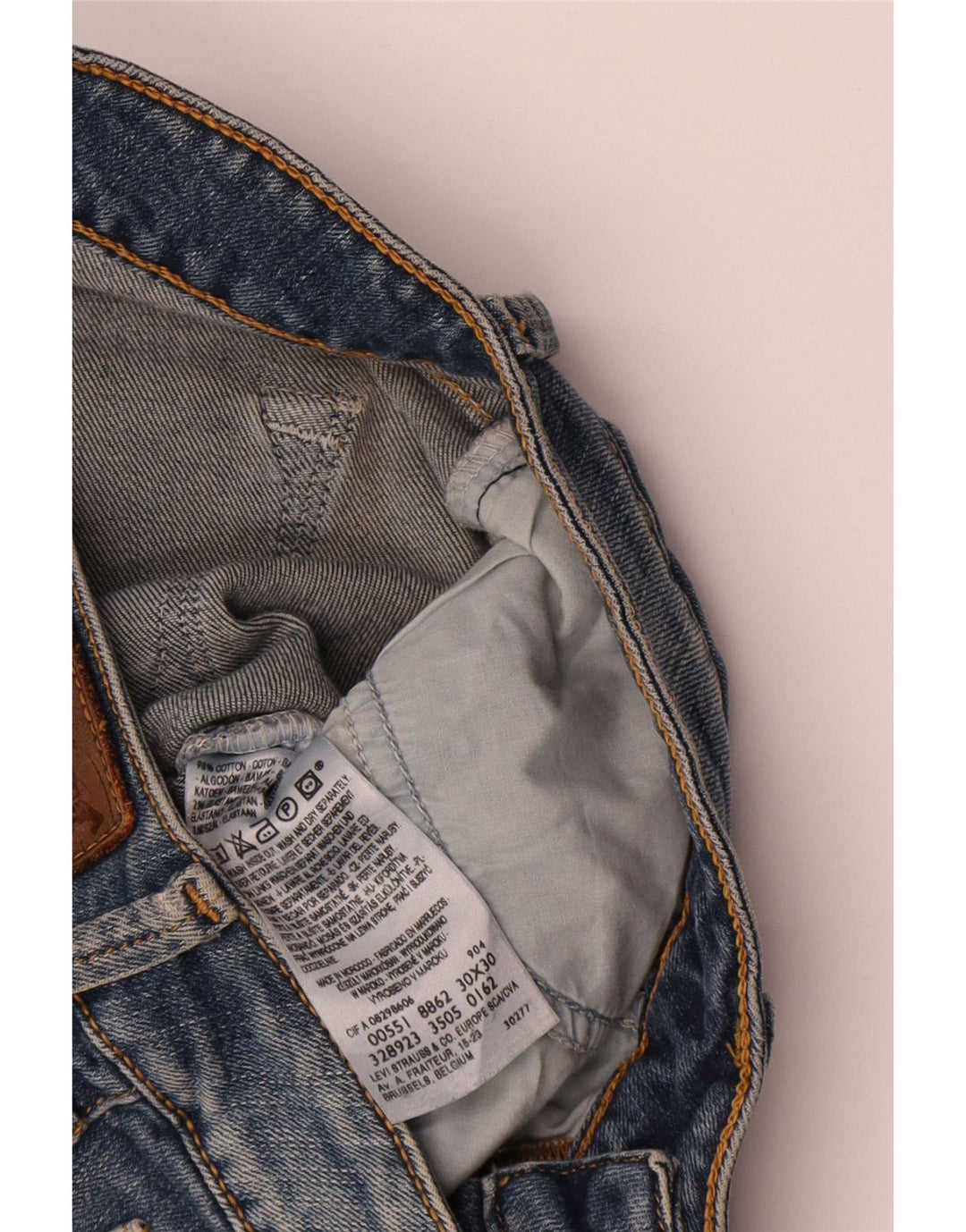 Levi's Womens Flared Jeans W30 L30 Blue Cotton