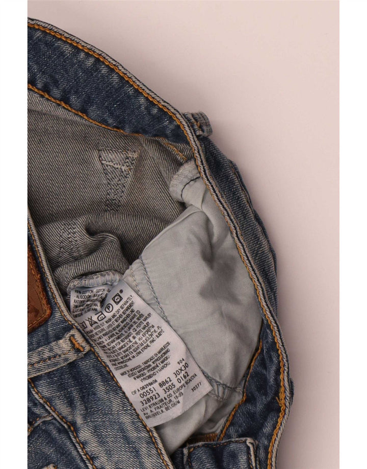 Levi's Womens Flared Jeans W30 L30 Blue Cotton