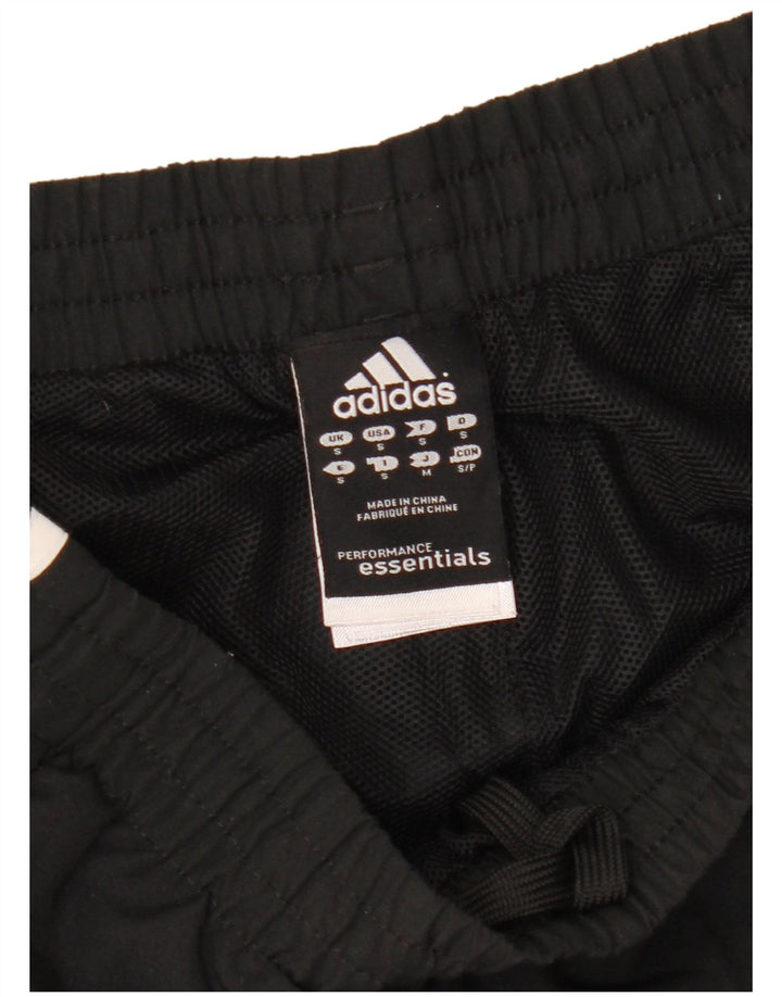 Adidas Mens Climalite Tracksuit Trousers Joggers Small Black Polyester