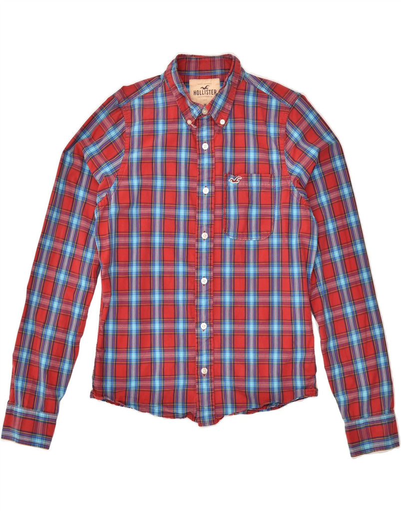 HOLLISTER Mens Shirt Medium Red Check Cotton | Vintage Hollister | Thrift | Second-Hand Hollister | Used Clothing | Messina Hembry 