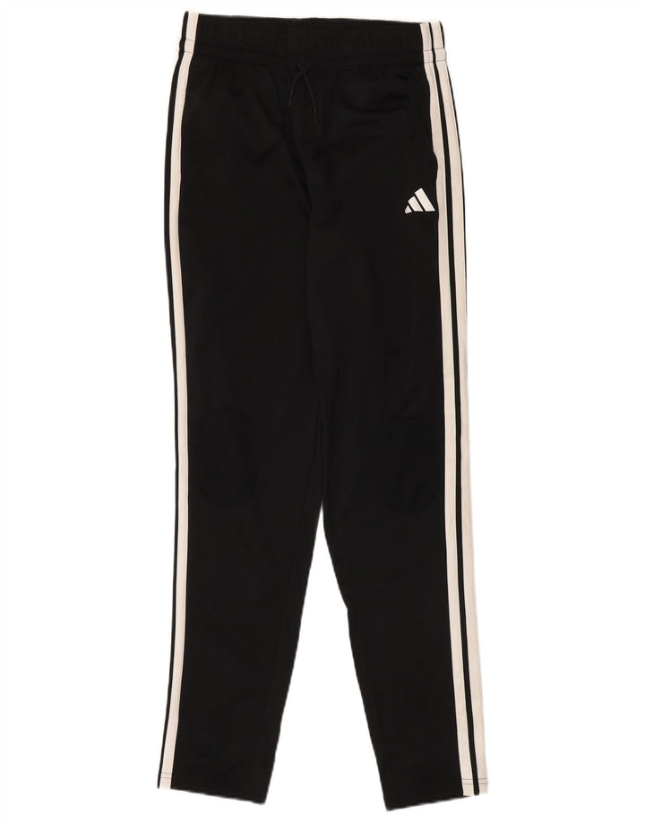 ADIDAS Boys Climacool Tracksuit Trousers 15-16 Years Black Polyester