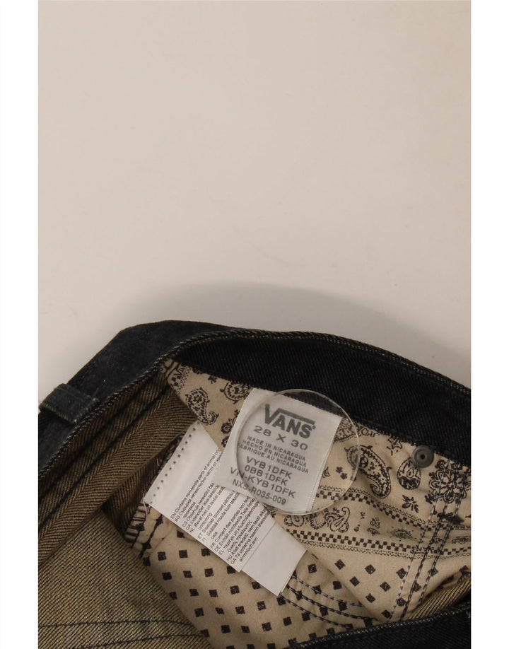 Vans Mens Straight Jeans W28 L25 Navy Blue Cotton