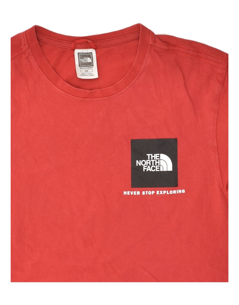 THE NORTH FACE Mens Graphic T-Shirt Top Small Red Cotton | Vintage The North Face | Thrift | Second-Hand The North Face | Used Clothing | Messina Hembry 