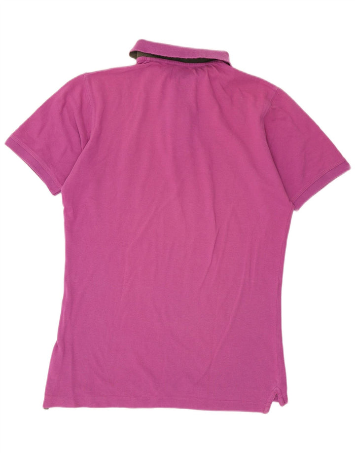 BEST COMPANY Mens Polo Shirt Medium Pink