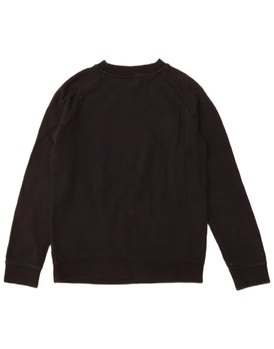 ADIDAS Womens Graphic Sweatshirt Jumper UK 10 Small Black Cotton