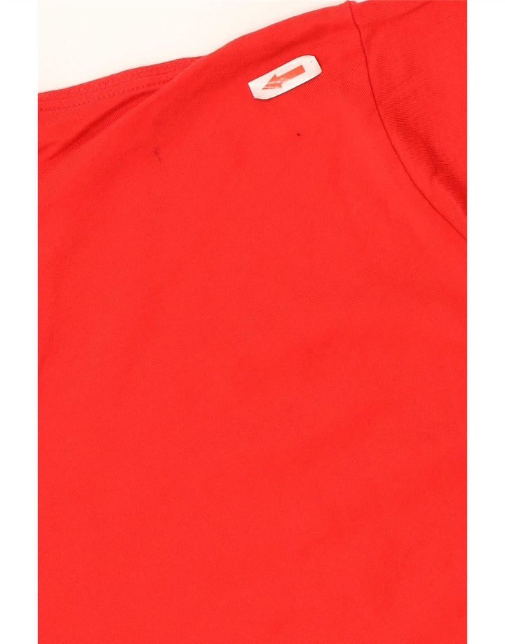 Sergio Tacchini Mens T-Shirt Top XL Red Cotton