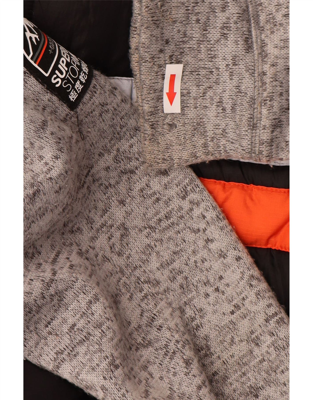 Superdry Mens Hooded Windbreaker Jacket UK 38 Medium Black Polyester