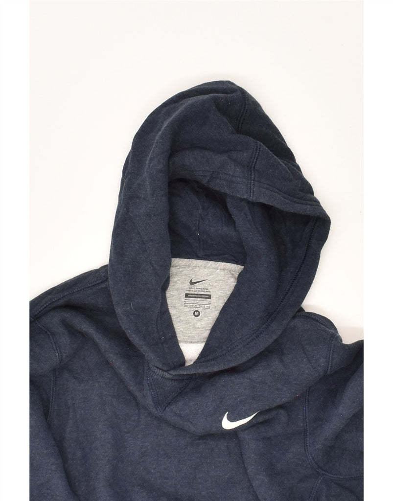 NIKE Boys Hoodie Jumper 10-11 Years Medium Navy Blue Cotton | Vintage Nike | Thrift | Second-Hand Nike | Used Clothing | Messina Hembry 