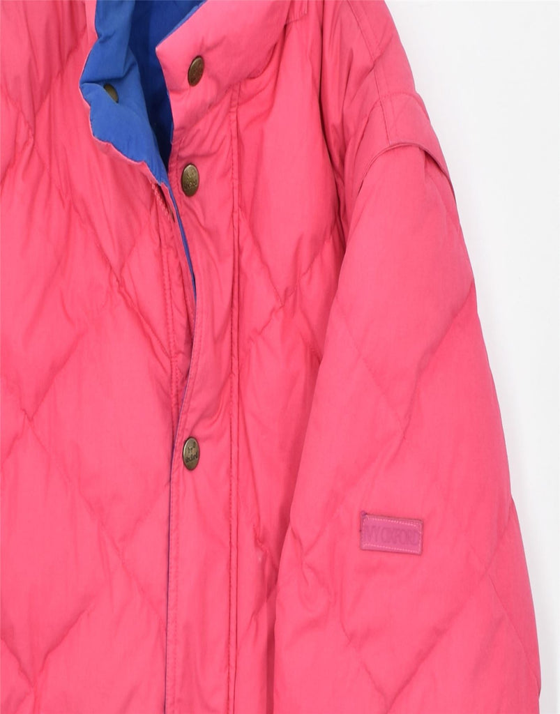 VINTAGE Womens Padded Jacket UK 14 Large Pink | Vintage | Thrift | Second-Hand | Used Clothing | Messina Hembry 