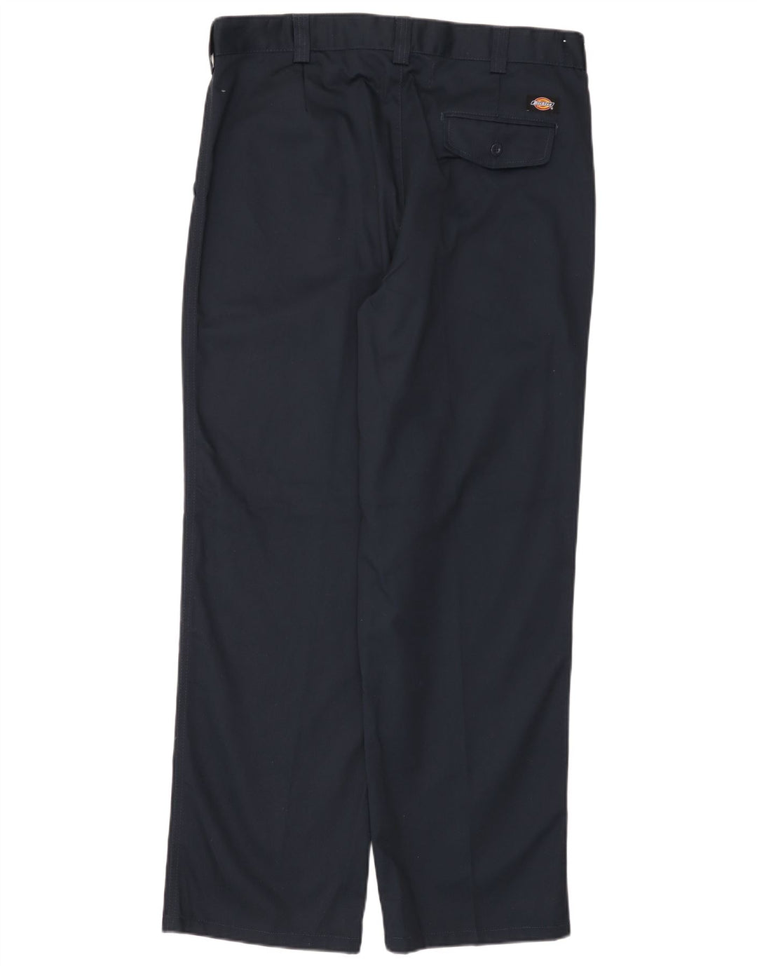 Dickies Mens Straight Chino Trousers W38 L31 Black Polyester