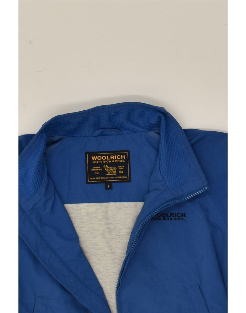 WOOLRICH Boys Bomber Jacket 5-6 Years Blue Nylon | Vintage Woolrich | Thrift | Second-Hand Woolrich | Used Clothing | Messina Hembry 