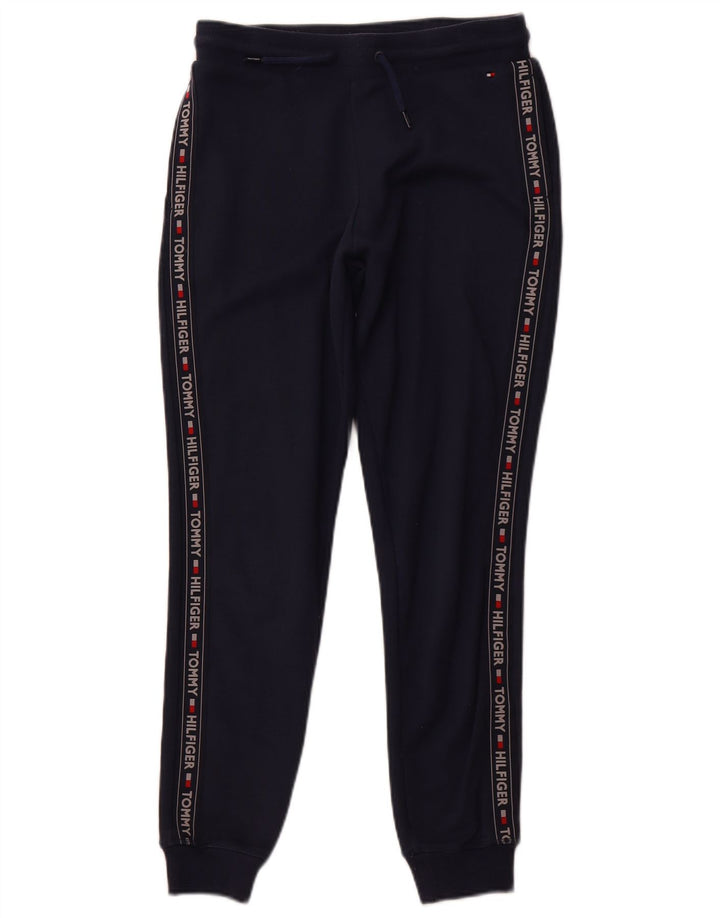 TOMMY HILFIGER Womens Graphic Full Tracksuit UK 12 Medium  Navy Blue