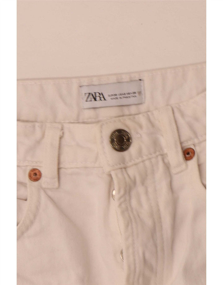 Zara Womens Straight Jeans EU 38 Small W28 L27 White