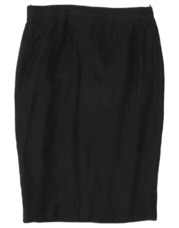 Luisa Spagnoli Womens Pencil Skirt IT 44 Medium W30 Black