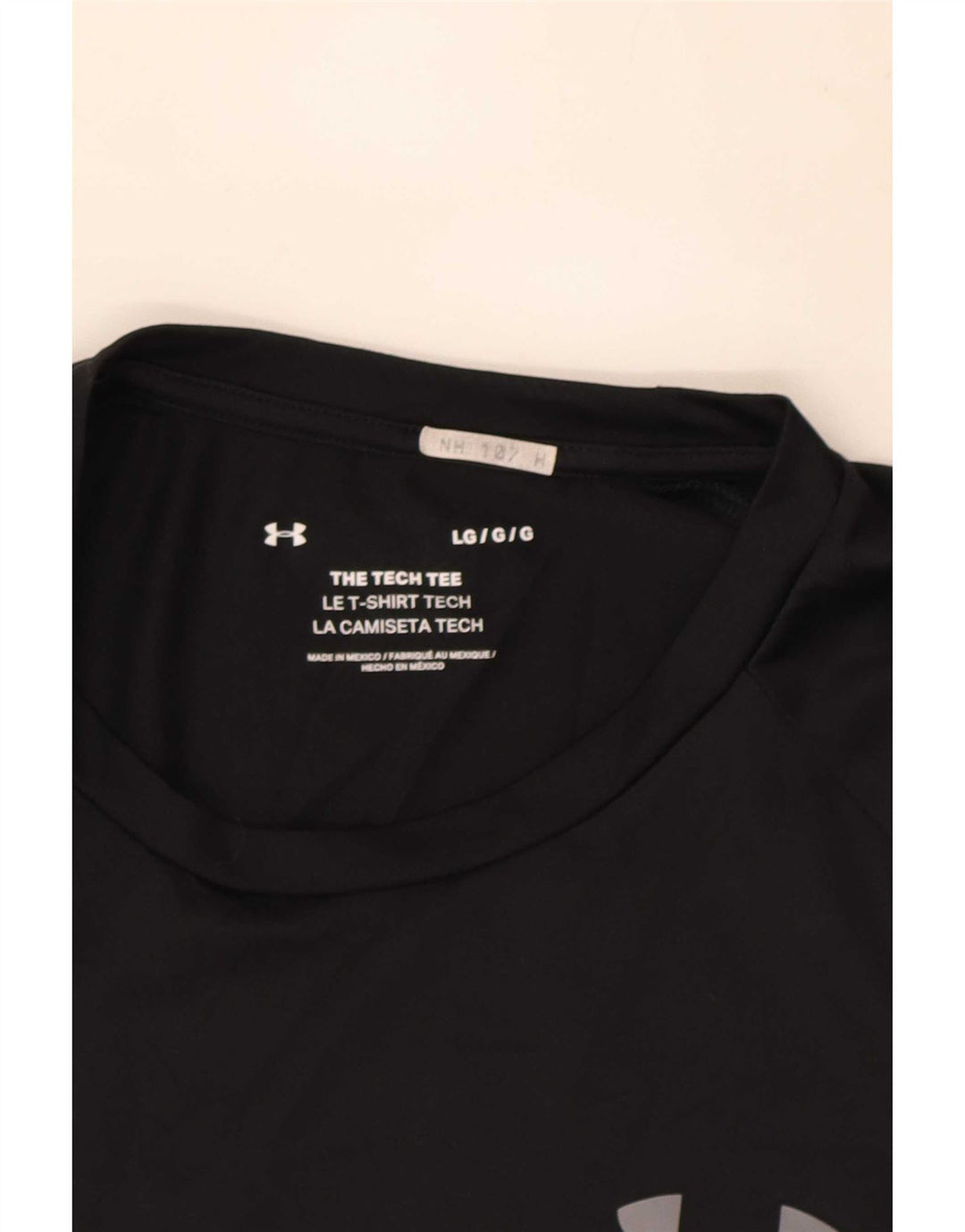 Under Armour Mens T-Shirt Top Large Black