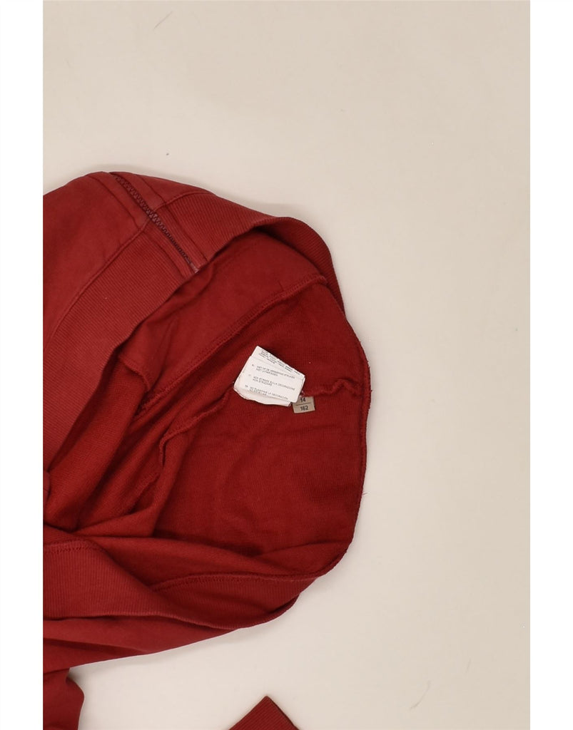 NAPAPIJRI Boys Tracksuit Top Jacket 13-14 Years Red Cotton | Vintage Napapijri | Thrift | Second-Hand Napapijri | Used Clothing | Messina Hembry 