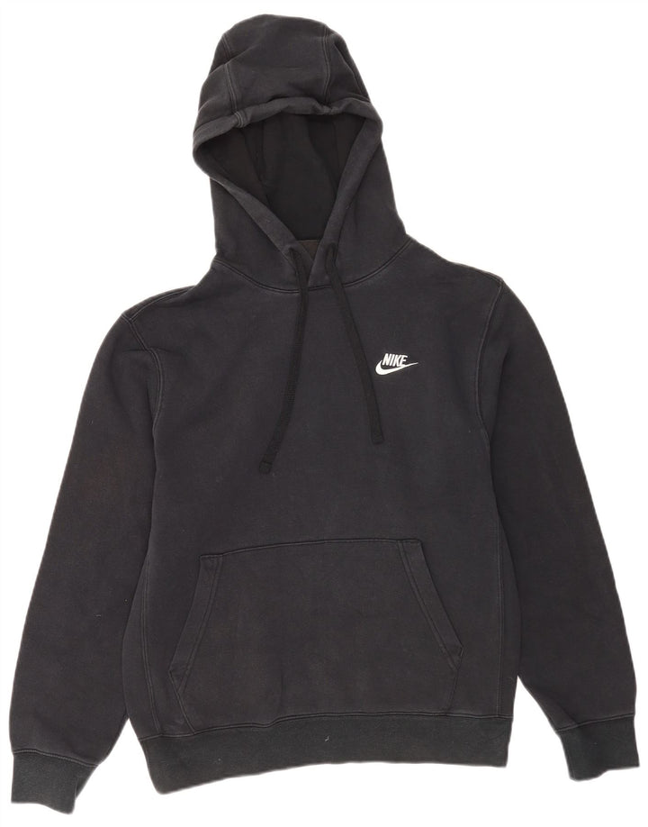 Nike Mens Hoodie Jumper Small Black Cotton