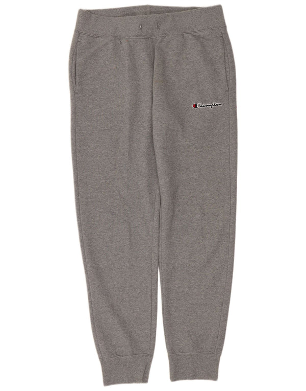 Champion Mens Tracksuit Trousers Joggers Medium Grey Cotton