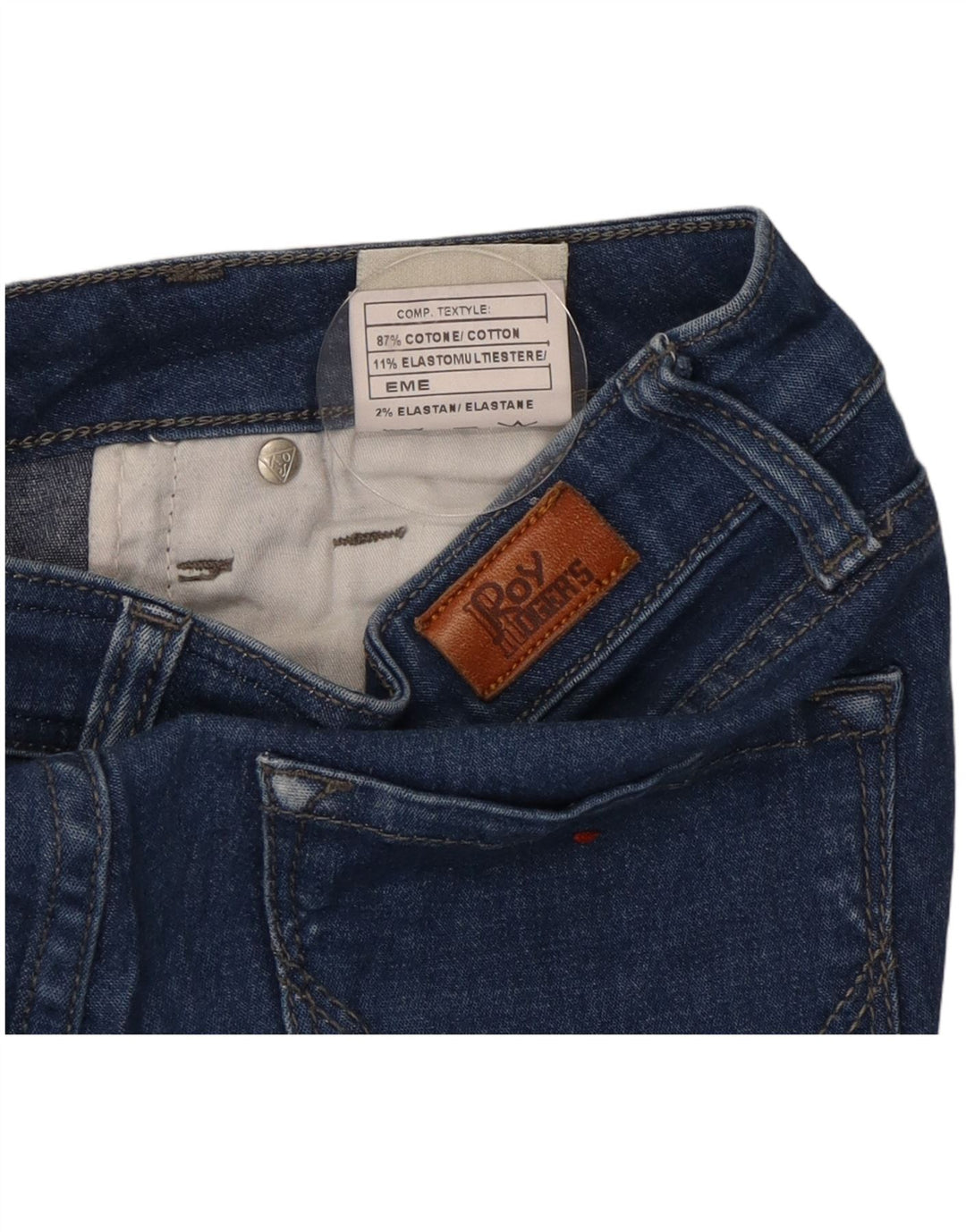 Roy Rogers Womens Bootcut Jeans W27 L31 Blue Cotton