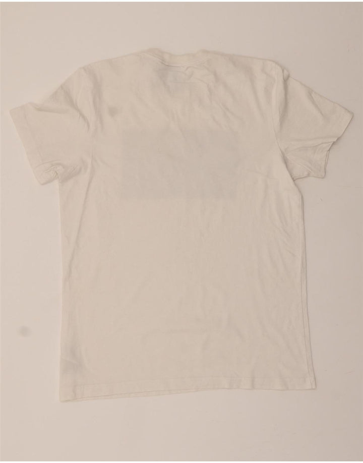 ADIDAS Mens Graphic T-Shirt Top Large White Cotton Vintage Adidas and Second-Hand Adidas from Messina Hembry 