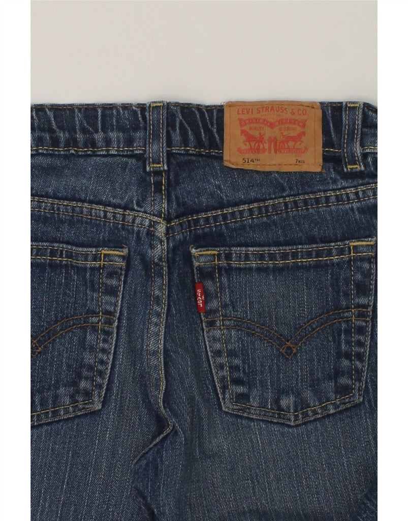 LEVI'S Boys 514 Straight Jeans 6-7 Years W24 L21  Blue Cotton | Vintage Levi's | Thrift | Second-Hand Levi's | Used Clothing | Messina Hembry 