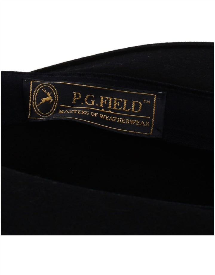 P.G.Field Mens Fedora Hat Large Navy Blue Wool